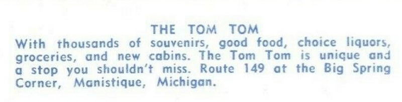 Lindas Bread Box (Tom-Tom Bar) - Vintage Postcard Of Tom-Tom Bar